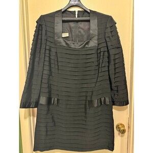 Vtg GABRIELLA ARANGO HAUTE COUTURE Special Occasion Dress Silk formal cocktail